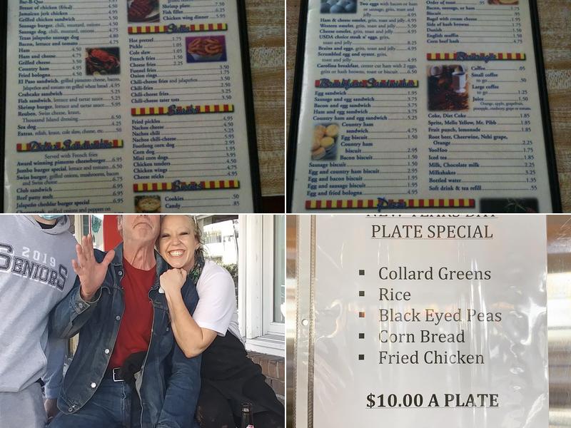 Sam's Corner Menu