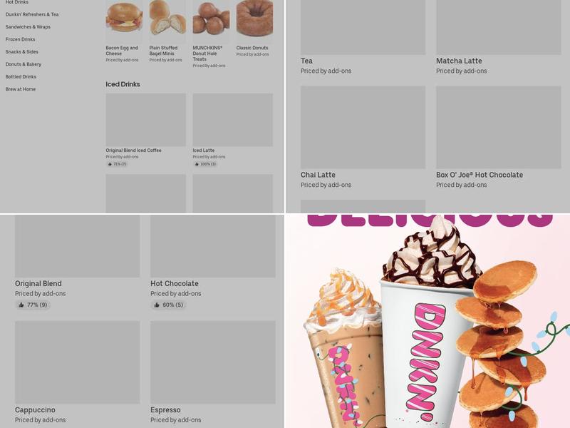 Dunkin' Menu