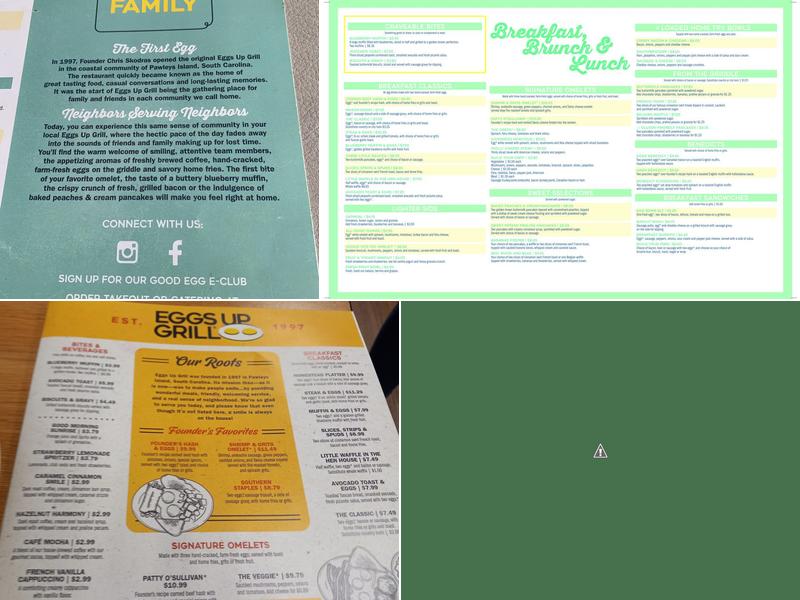 Eggs Up Grill Menu