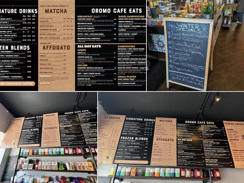 Oromo Cafe Lincoln Square Menu