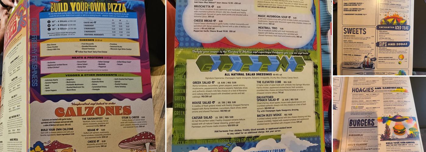 Mellow Mushroom Clemson Menu