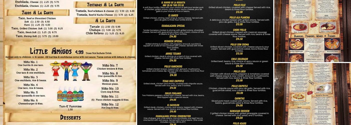 El Parian Mexican Restaurant Menu
