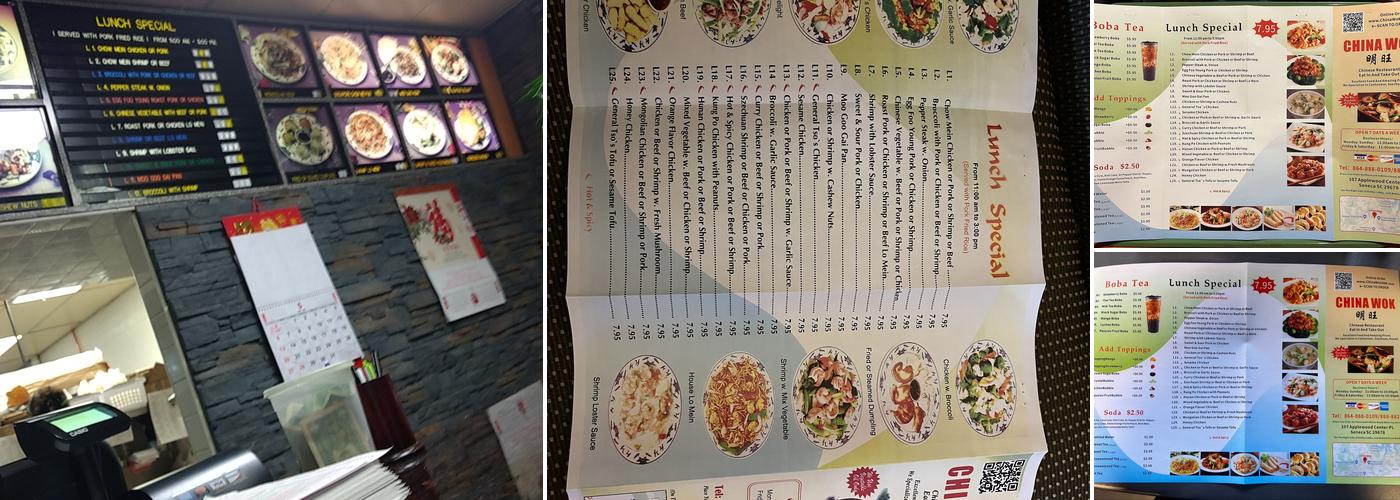 China Wok Menu
