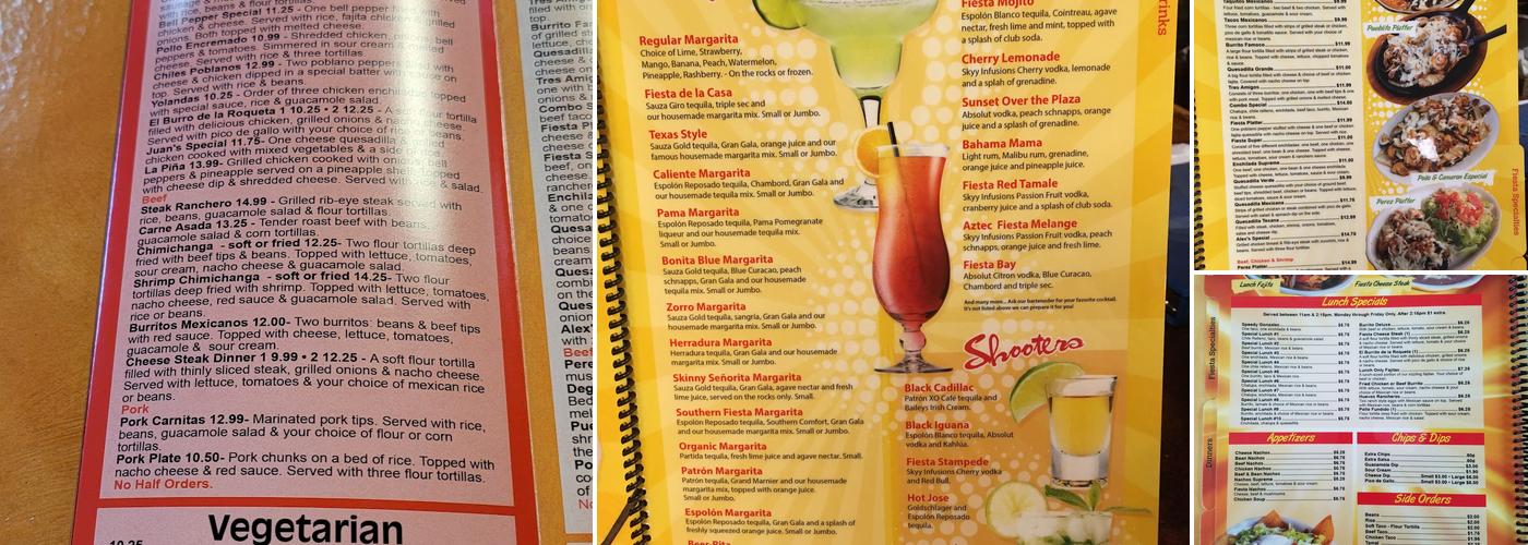 Fiesta C Menu