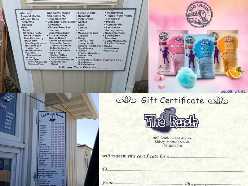 The Rush Espresso Menu