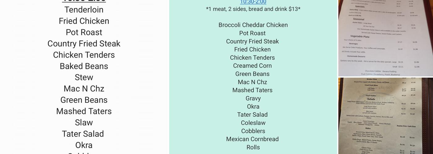 Smitty's Family Restaurant Menu