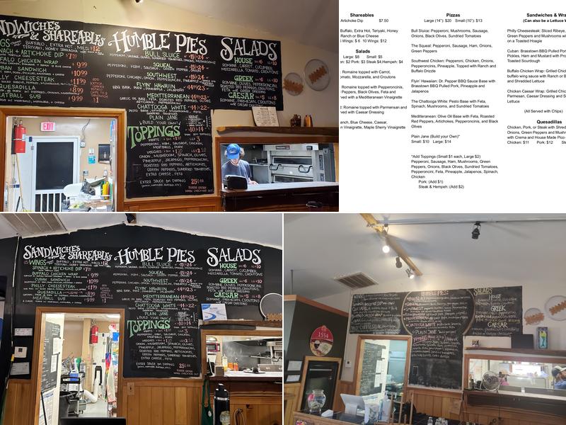Humble Pie Menu