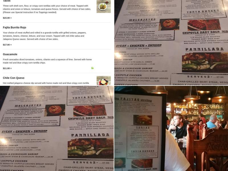 Fernando's Tequila Bar & Restaurant Menu