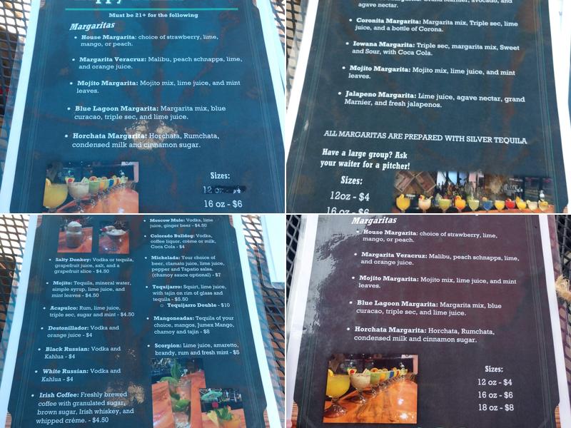 Happy Donkey Mexican Grill Menu