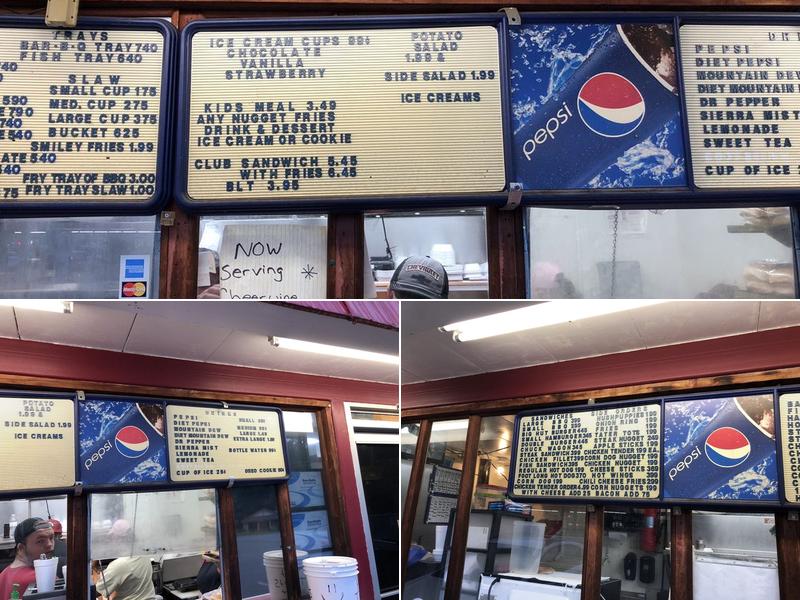 The BBQ Hut-The Brain Freeze Menu