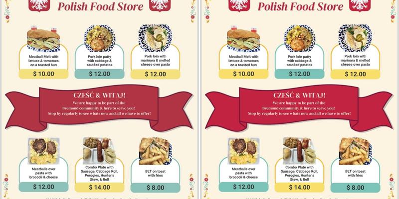Bremond Donuts Menu
