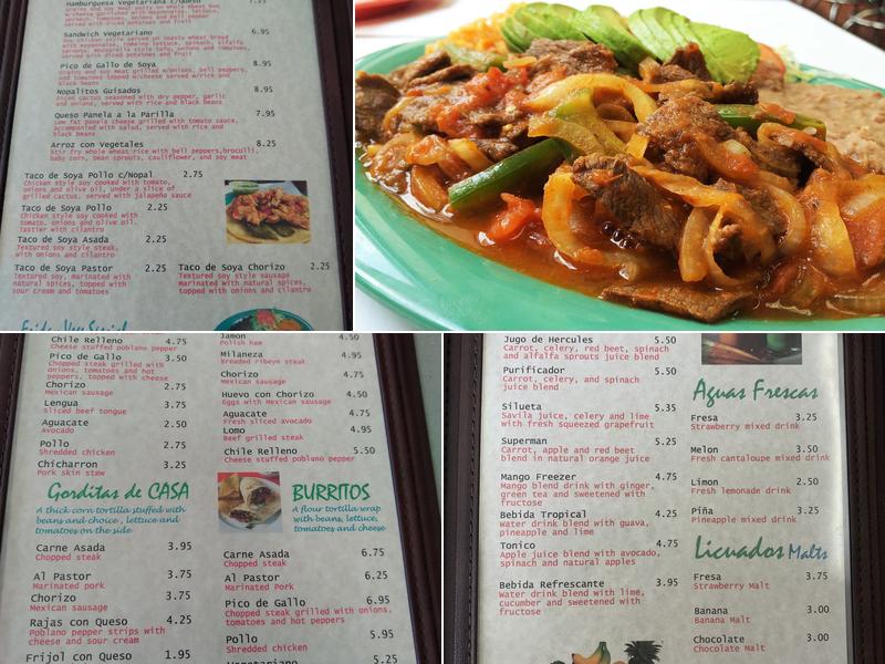 El Faro Restaurant Menu