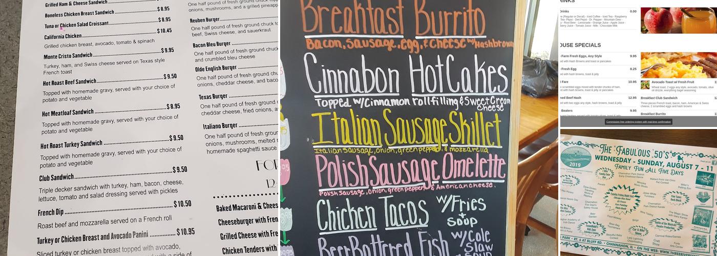 TearDrop Restaurant Menu