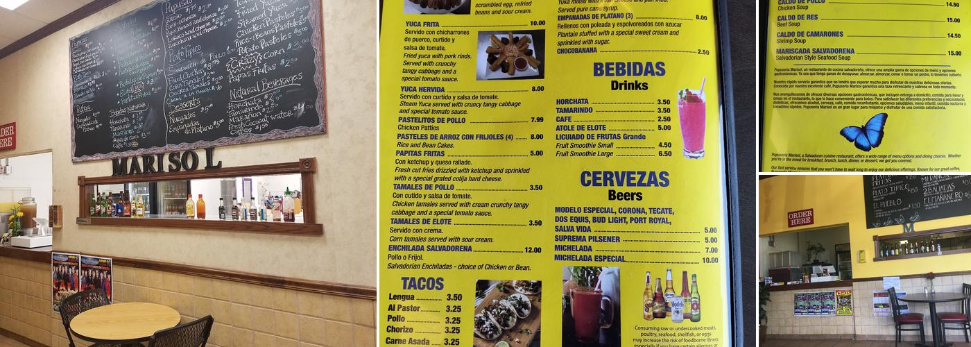 Pupuseria marisol Menu