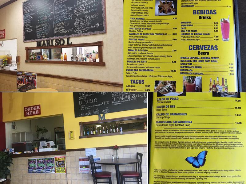 Pupuseria marisol Menu