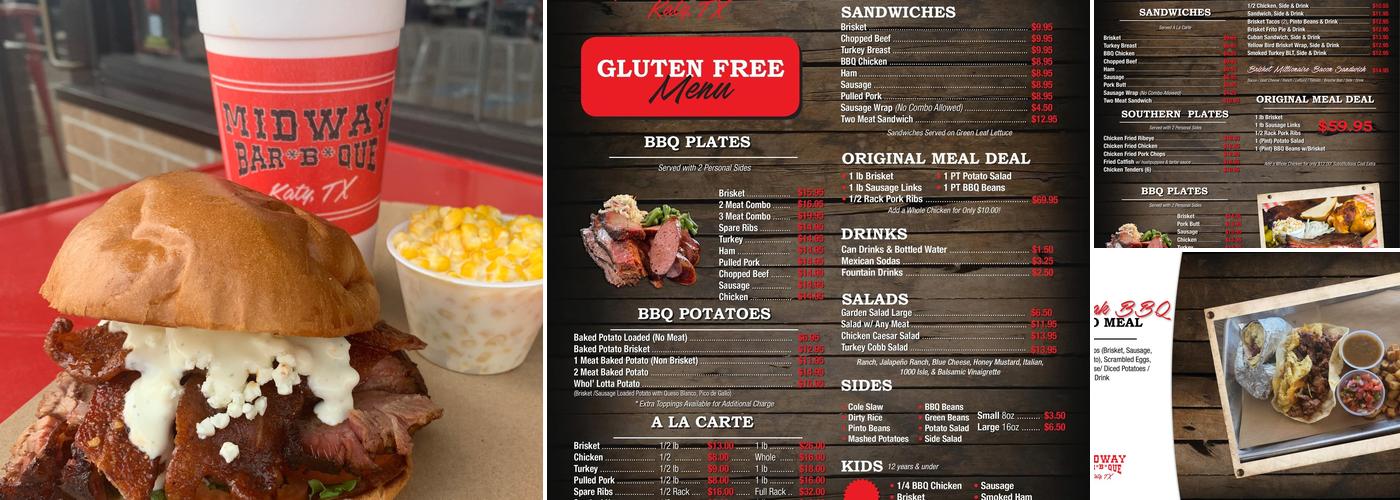 Midway BBQ Menu