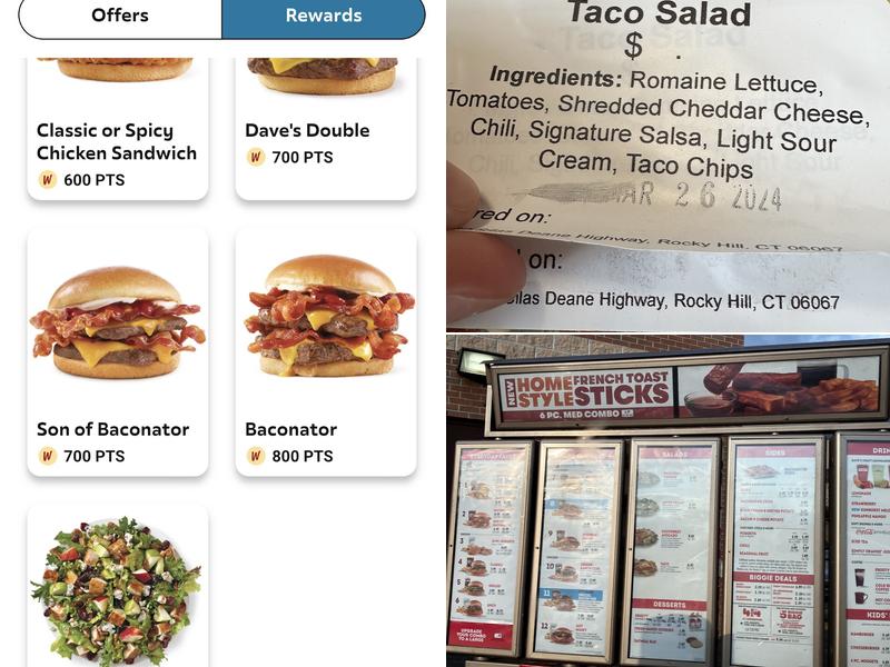 Wendy's Menu
