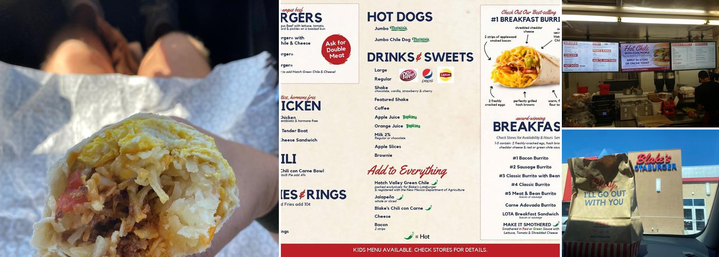 Blake's Lotaburger Menu
