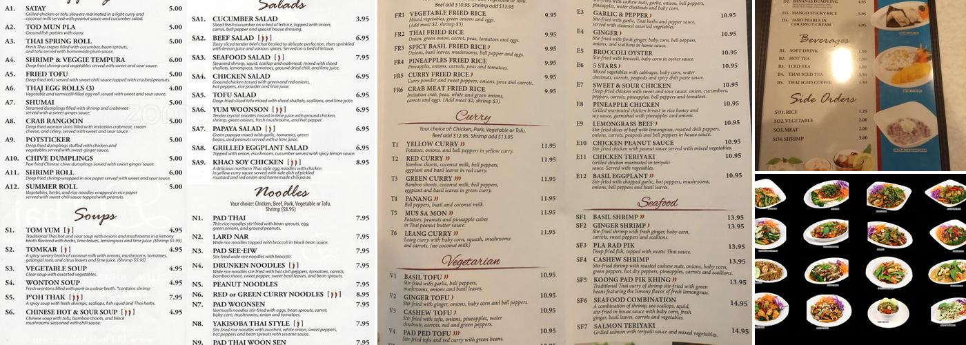 D. Thai Menu