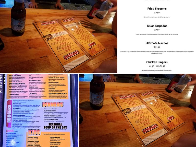 Wings & Ale of Lexington Menu