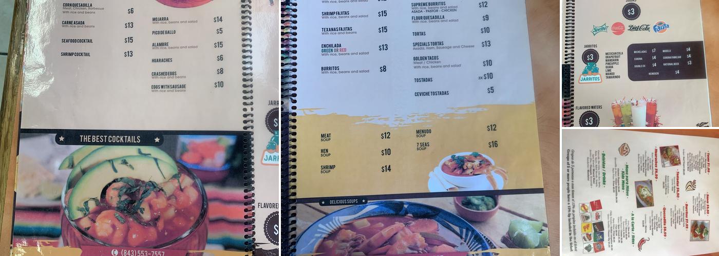 Taqueria La Mexicana Menu