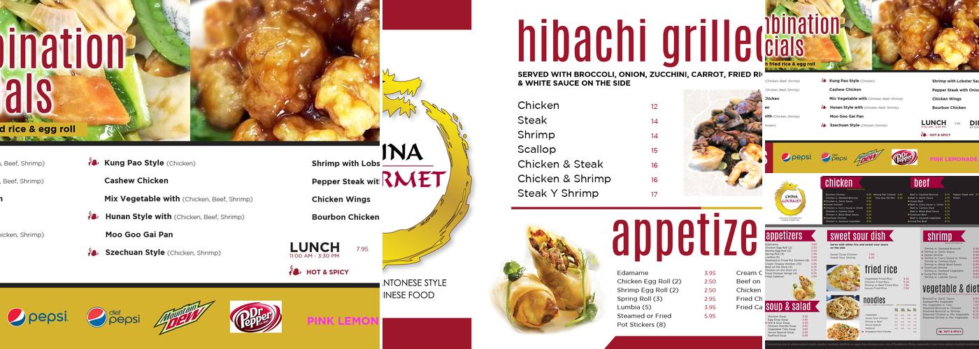 China Gourmet Takeout Menu