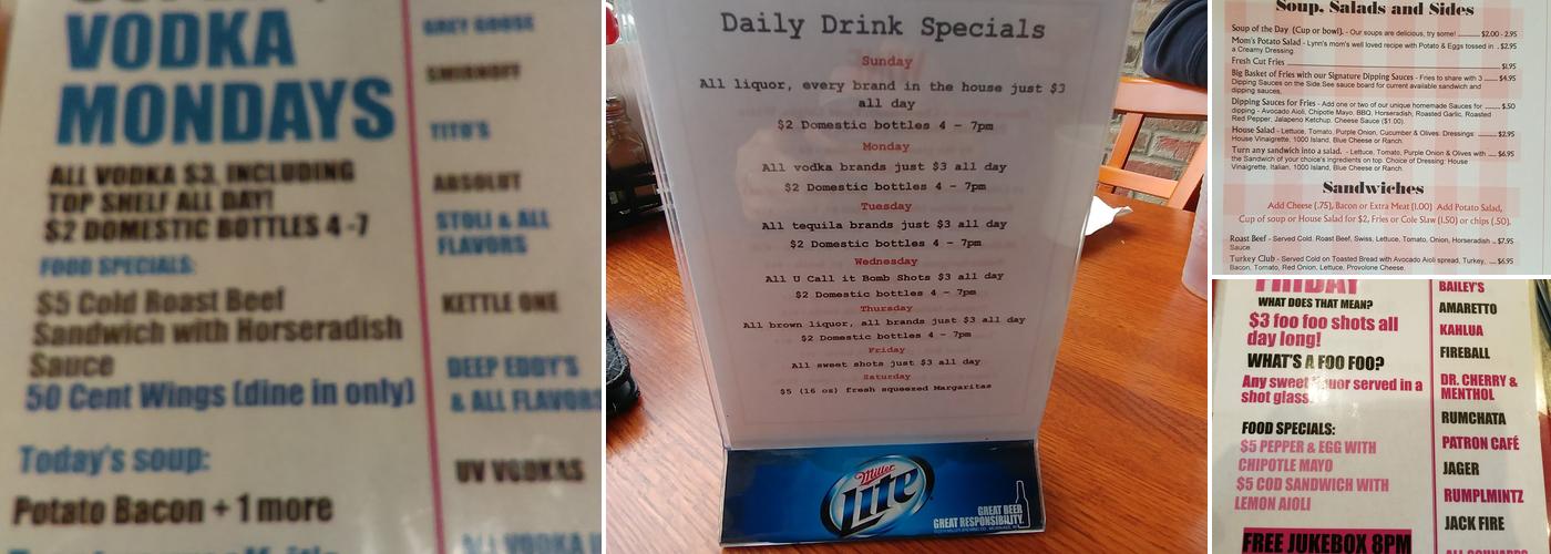 Lynn Catherines Menu