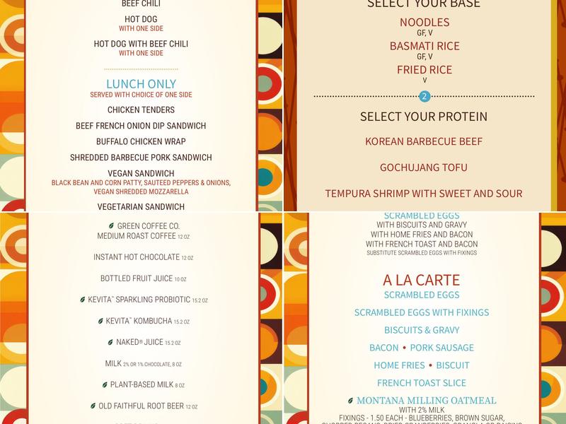 Canyon Eatery Menu