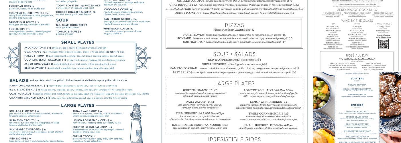 The Hampton Social - Burr Ridge Menu