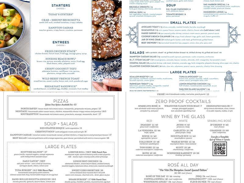 The Hampton Social - Burr Ridge Menu