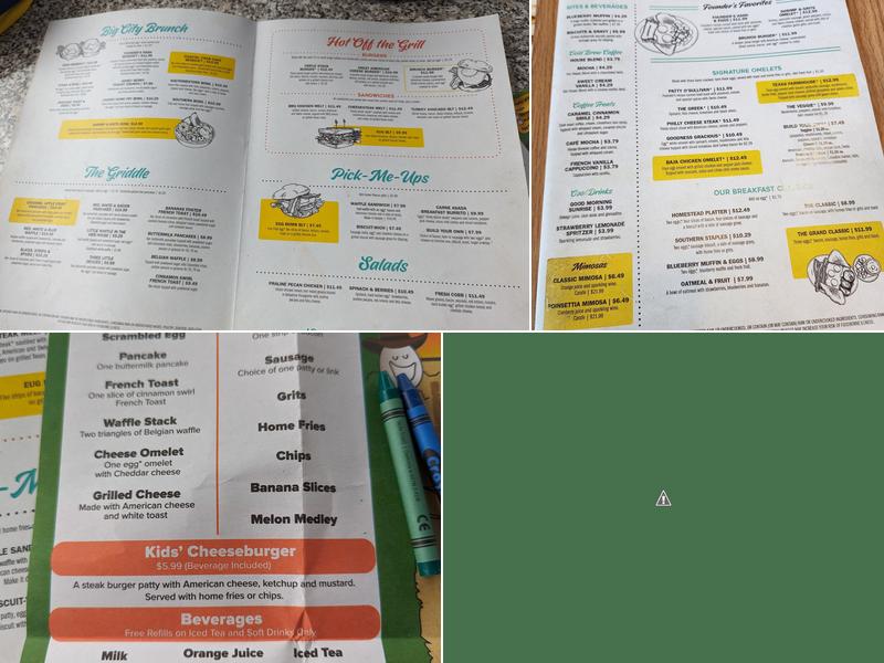 Eggs Up Grill Menu
