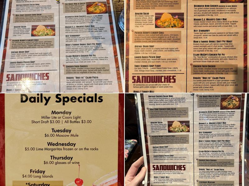 Industrial Revolution Eatery & Grille Menu