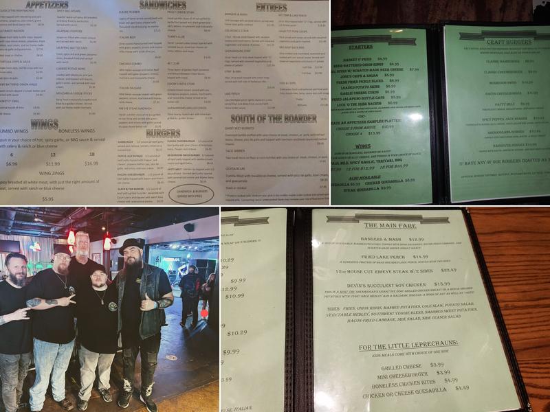 Shenanigans Menu