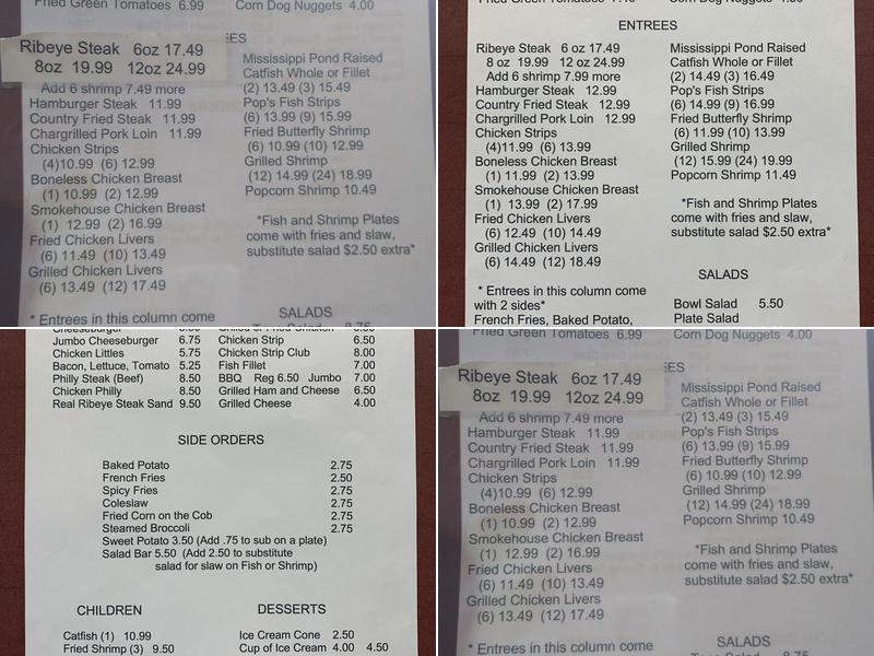 Mel's Diner Menu