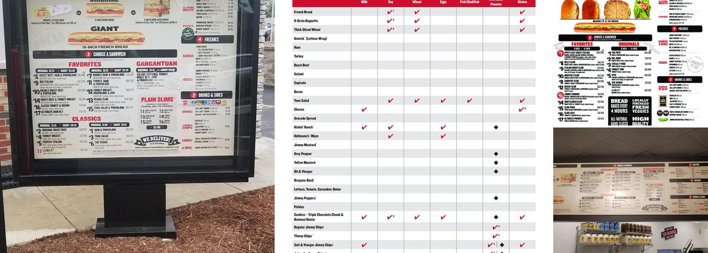Jimmy John's Menu