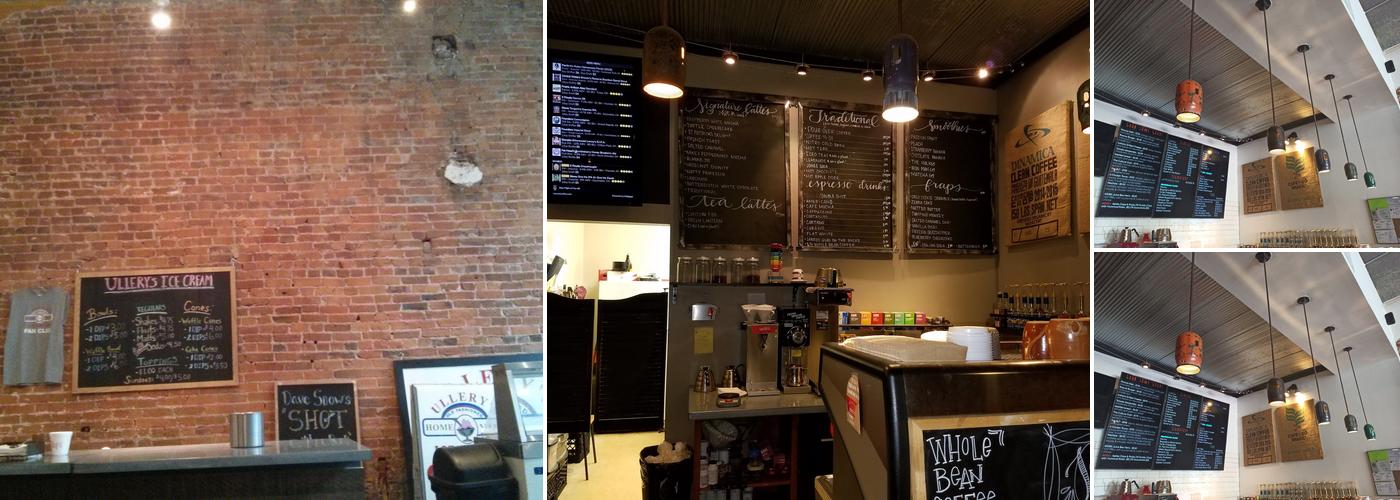 Roscoe's Coffee Bar and Tap Room Menu