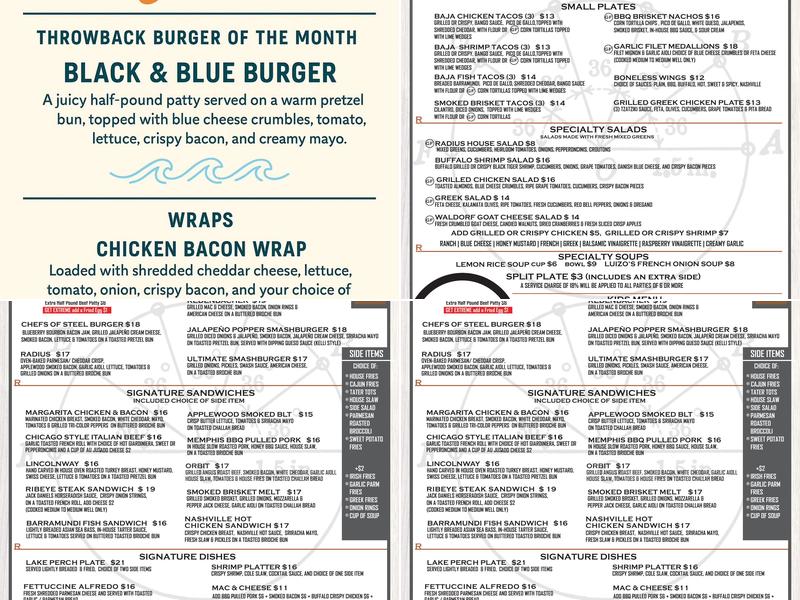 Radius Menu