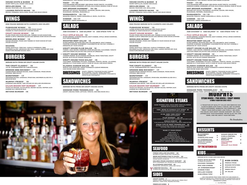 Murphys Craft House Menu