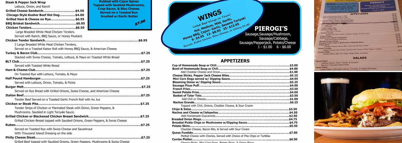 Duffy's Place Menu