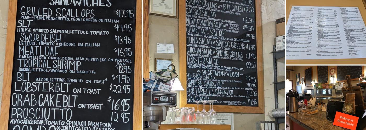 Panini Panini Menu