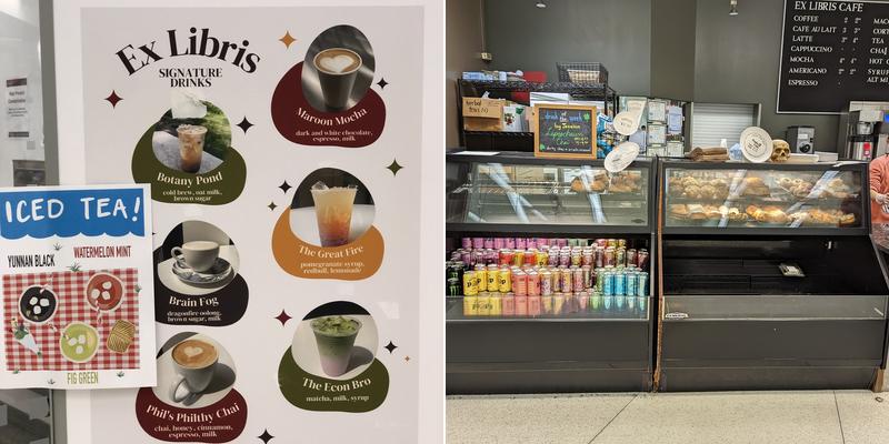 Ex Libris Cafe Menu