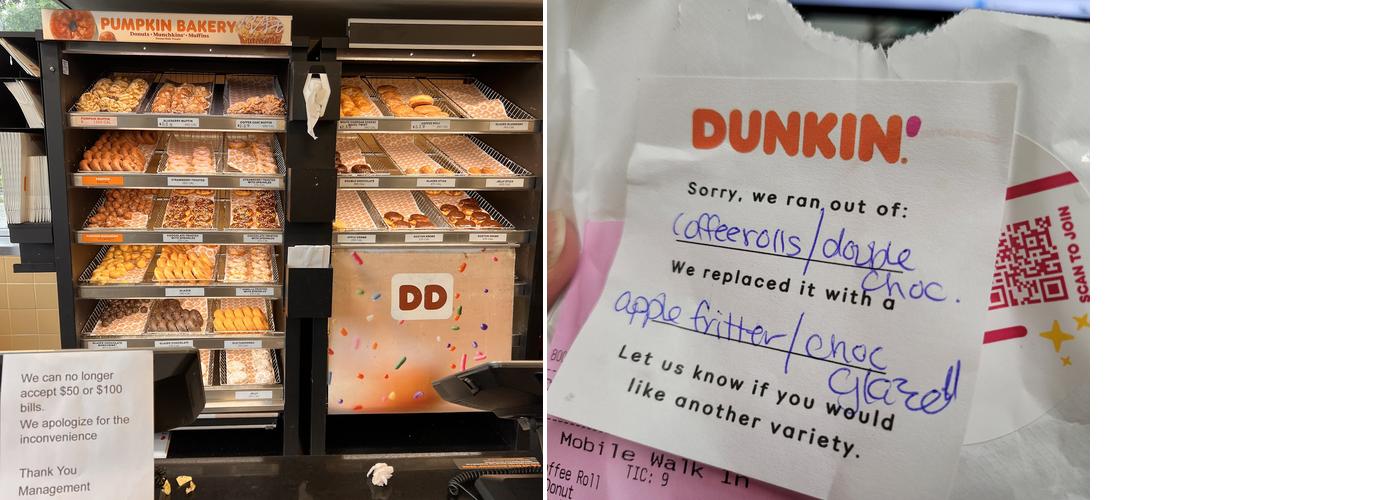 Dunkin' Menu
