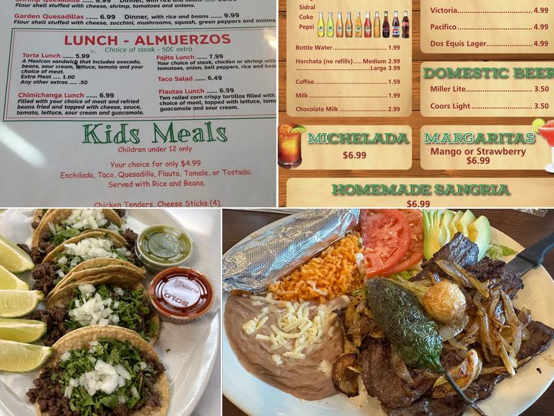 Fat Burrito Menu
