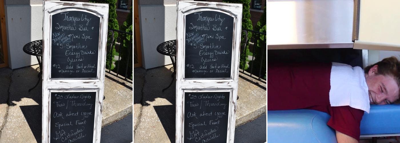 Tranquility Menu