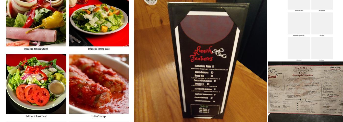 Bambinelli's Italian Restaurant Menu