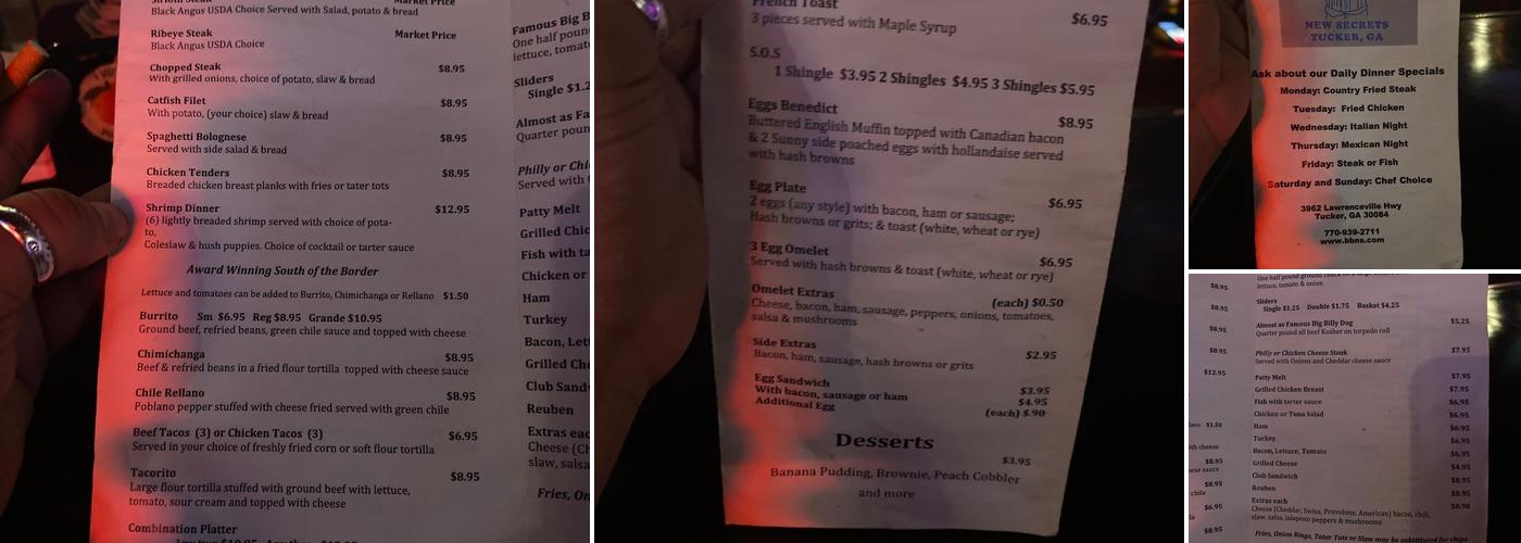 Billy Bob's New Secrets Menu