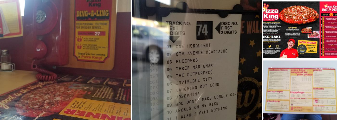 Pizza King Menu