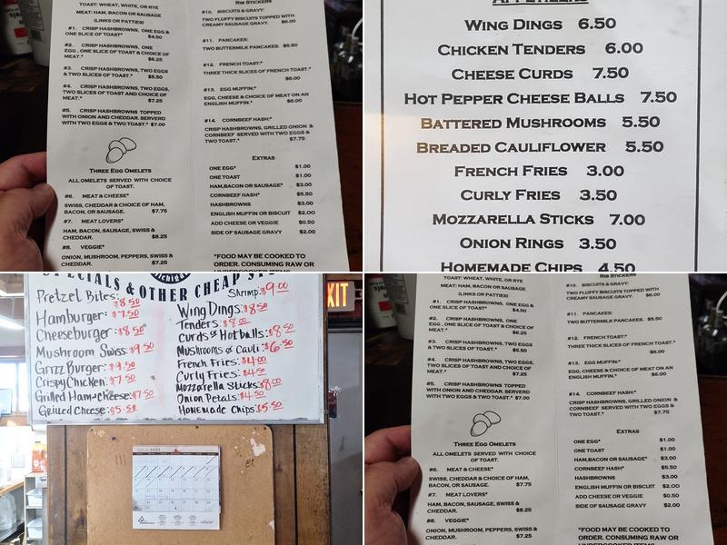 De Tour Village Inn Menu