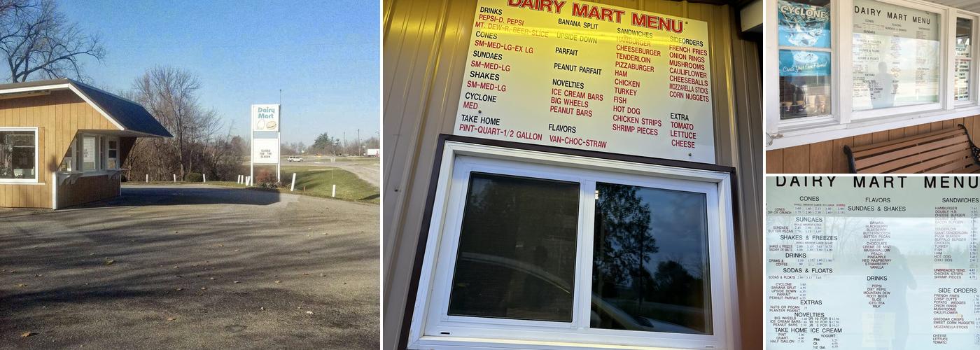 Dairy Mart Menu