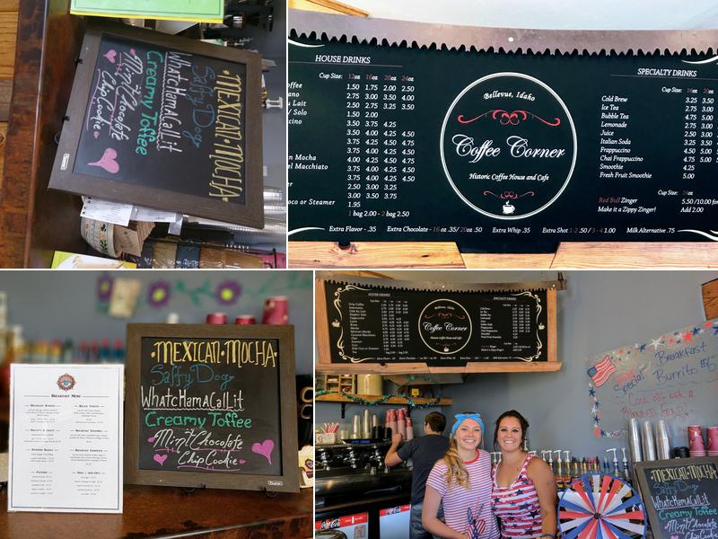 Coffee Corner Cafe Menu